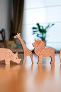 Wooden Safari Animals Set - Kidodido