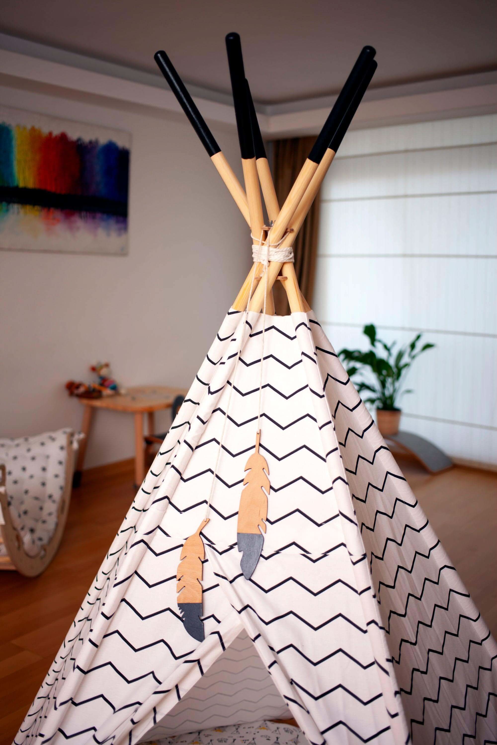 tipi zelt fun with mom XL-Tipi-Zelt und Spielmatten-Set