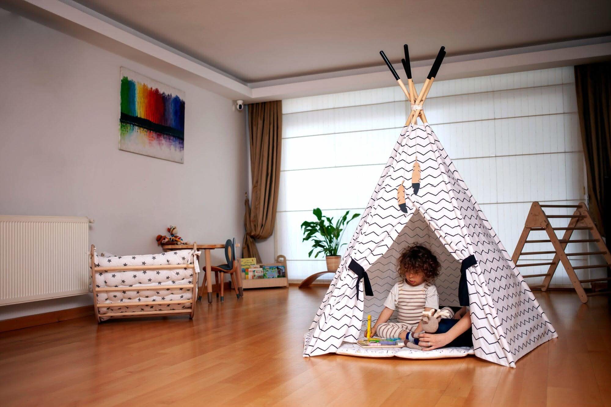 Play Mat Teepee With Mat XL Teepee Tent And Play Mat Set